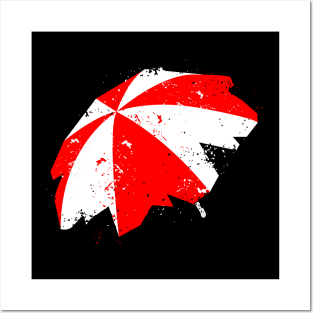 Umbrella cover grunge Posters and Art